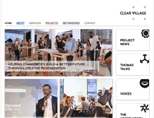 Tablet Screenshot of clear-village.org